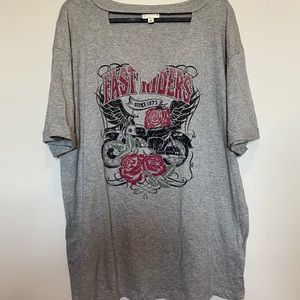 H.I.P Cutout Graphic Tee